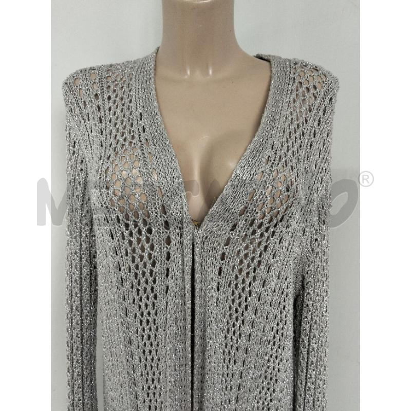 GIACCA DONNA TWINSET PONCHO ARGENTO GLITTER TRAFORTO | Mercatino dell'Usato Lamezia terme 2