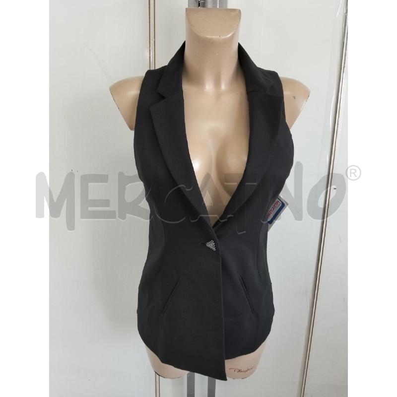 GILET DONNA GUESS NERO APERTO DIETRO | Mercatino dell'Usato Lamezia terme 1
