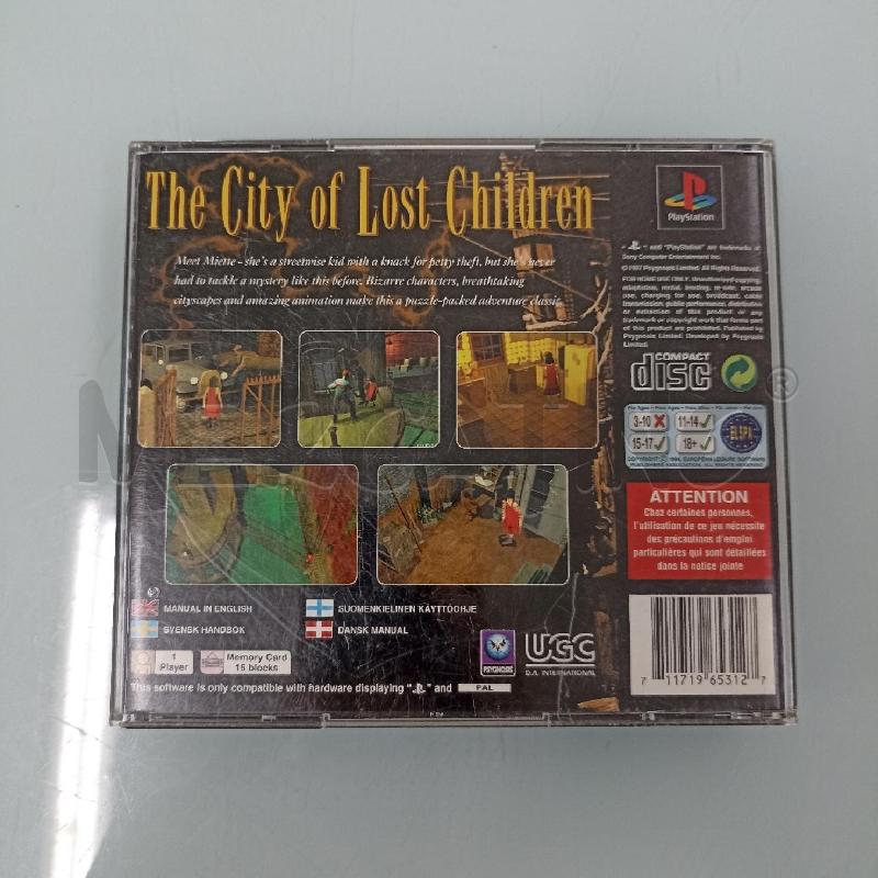 GIOCO PS1 THE CITY LOST CHILDREN | Mercatino dell'Usato Lamezia terme 4