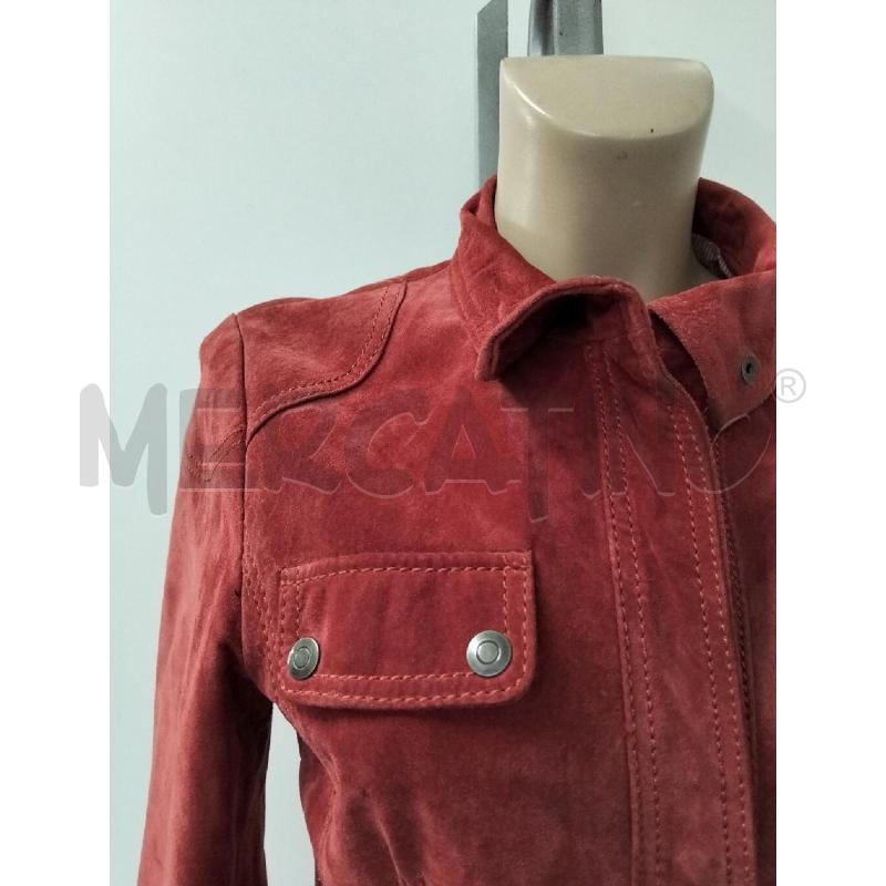 GIUBBINO DONNA CONBIPEL ROSSO VERA PELLE | Mercatino dell'Usato Lamezia terme 2