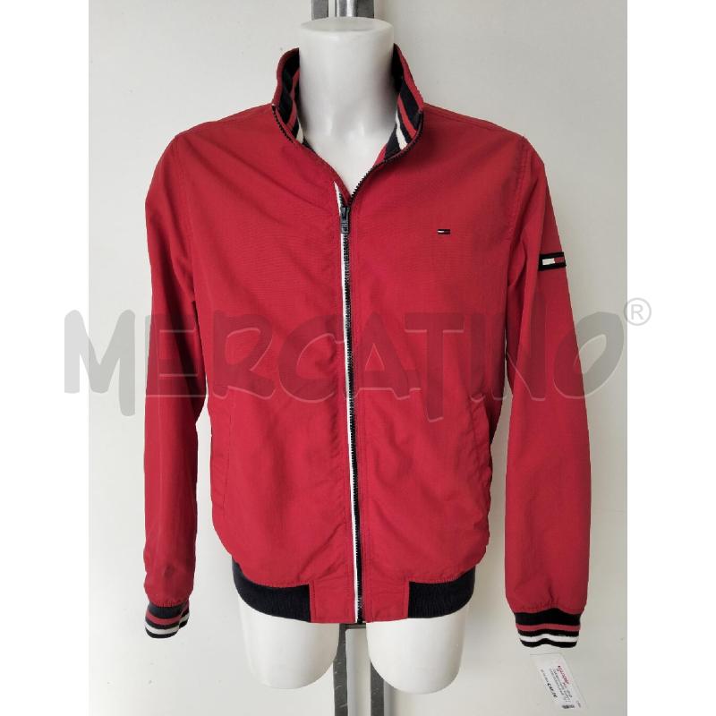 GIUBBINO UOMO TOMMY JEANS ROSSO LEGGERO | Mercatino dell'Usato Lamezia terme 1