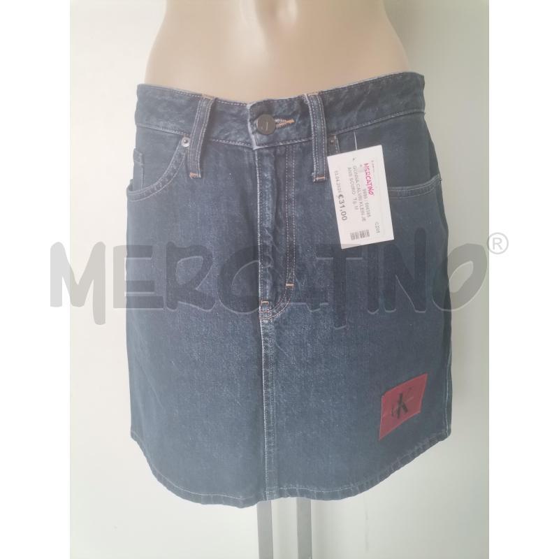 GONNA CALVIN KLEIN JEANS SCURO  | Mercatino dell'Usato Lamezia terme 1
