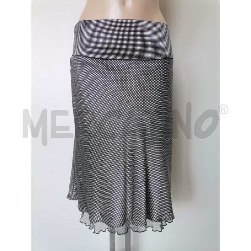 GONNA CARACTERE NERO POIS BIANCO 100 SETA | Mercatino dell'Usato Lamezia terme 1