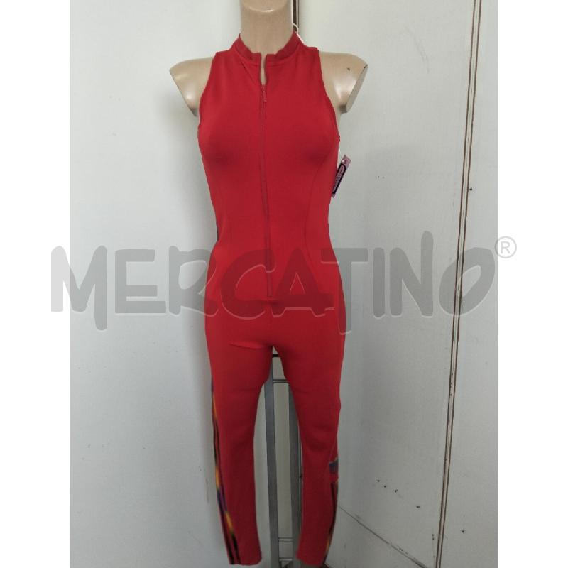 JUMPSUIT ADIDAS ROSSA INTERA CON CERNIERA | Mercatino dell'Usato Lamezia terme 1