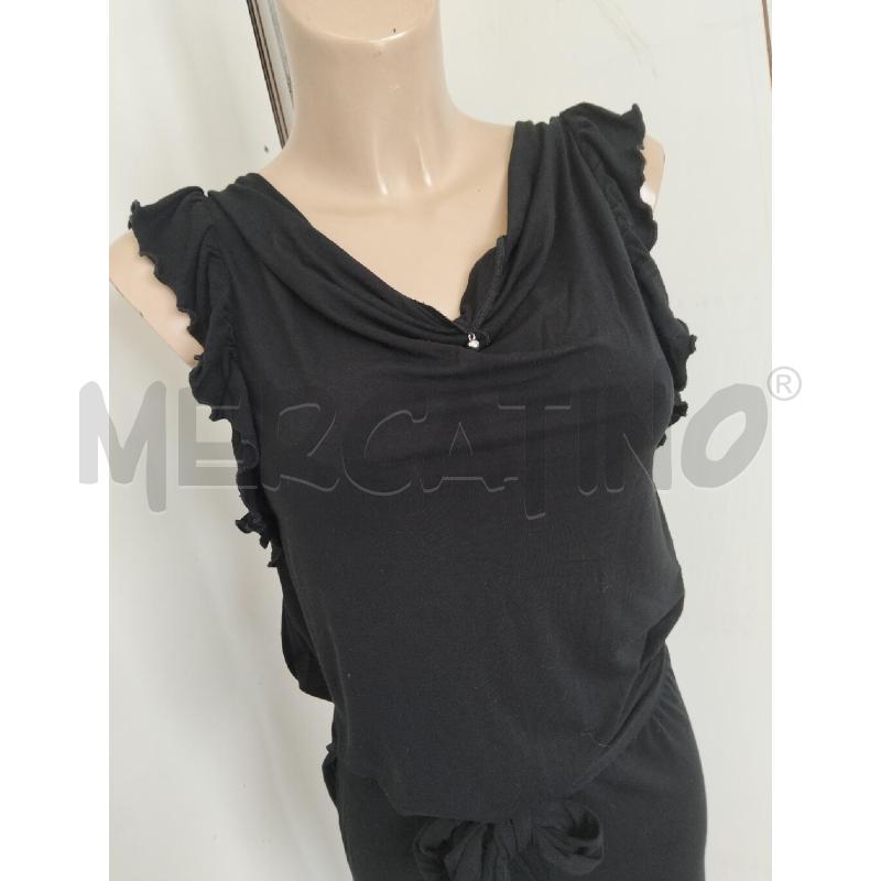 JUMPSUIT DONNA LOVE MOSCHINO NERO TESSUTO  | Mercatino dell'Usato Lamezia terme 2