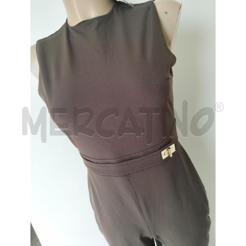 JUMPSUIT ELISABETTA FRANCHI VERDE SCURO ELASTICIZZATA | Mercatino dell'Usato Lamezia terme 2