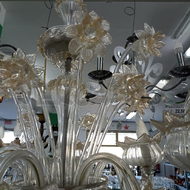 LAMPADARIO IN VETRO DI MURANO | Mercatino dell'Usato Lamezia terme 3