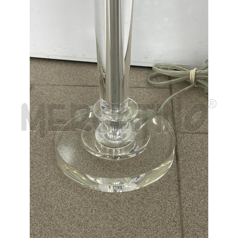 LAMPADA DA TAVOLO STRUTTURA PLEXIGLASS PARALUME PANNA H70CM | Mercatino dell'Usato Lamezia terme 3