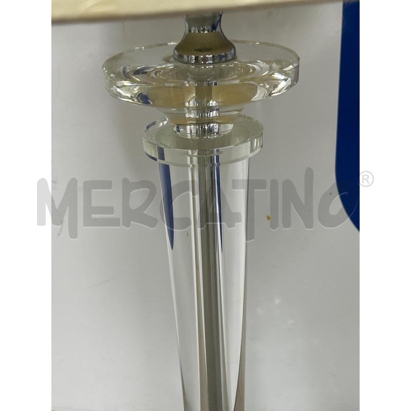 LAMPADA DA TAVOLO STRUTTURA PLEXIGLASS PARALUME PANNA H70CM | Mercatino dell'Usato Lamezia terme 4