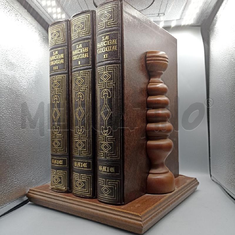 LA SACRA BIBBIA 3 VOLUMI BASE LEGNO | Mercatino dell'Usato Lamezia terme 2