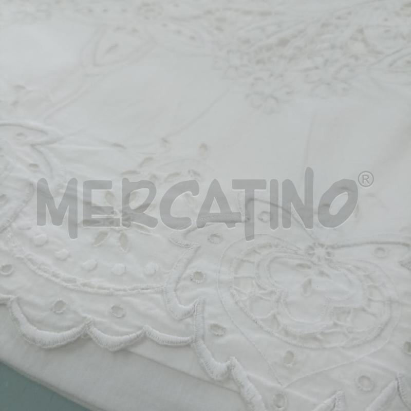 LENZUOLO MATRIMONIALE RICAMO FLOREALE COTONE SOPRA SOTTO + 2 FEDERE | Mercatino dell'Usato Lamezia terme 2
