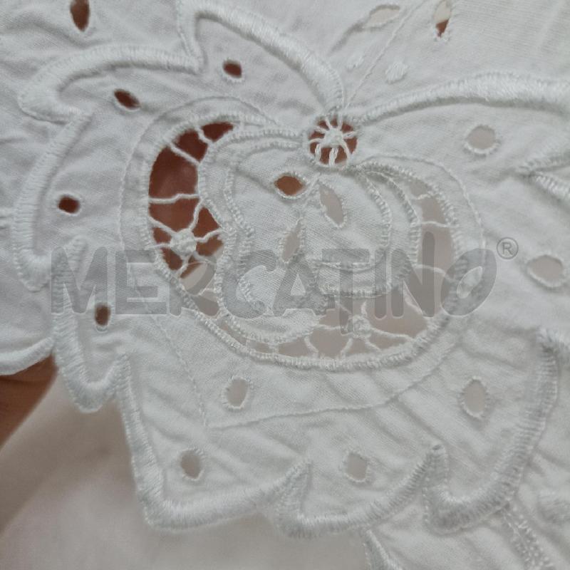 LENZUOLO MATRIMONIALE RICAMO FLOREALE COTONE SOPRA SOTTO + 2 FEDERE | Mercatino dell'Usato Lamezia terme 3