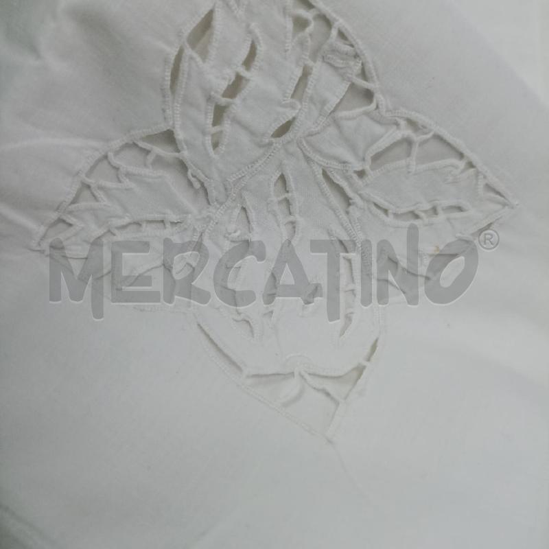 LENZUOLO MATRIMONIALE RICAMO FLOREALE COTONE SOPRA SOTTO + 2 FEDERE | Mercatino dell'Usato Lamezia terme 5