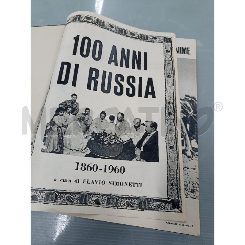 LIBRO VINTAGE 100 ANNI DI RUSSIA 1860-1960 A CURA DI FLAVIO SIMONETTI | Mercatino dell'Usato Lamezia terme 2