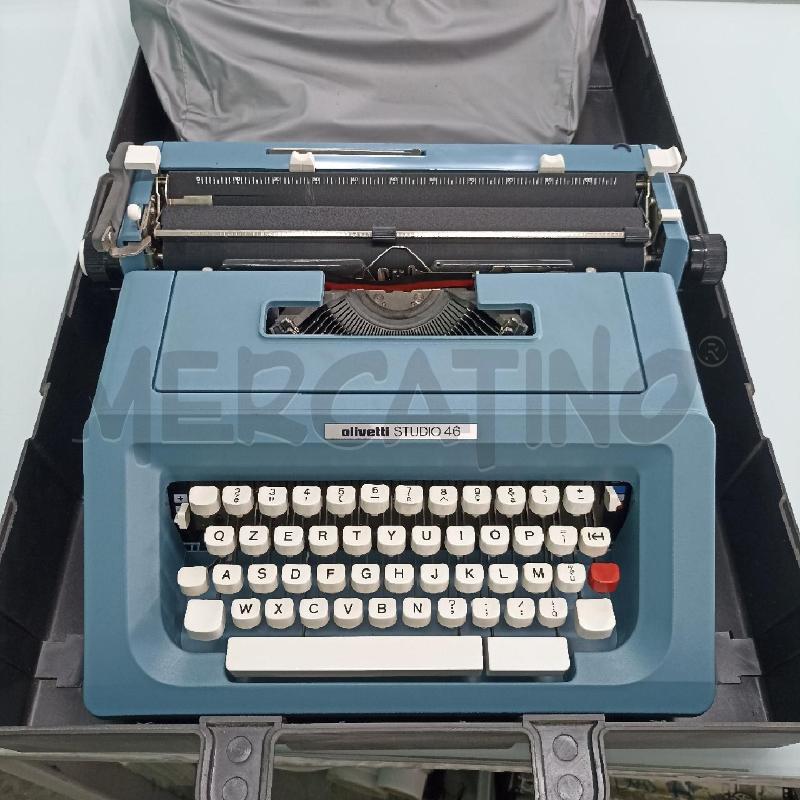 MACCHINA SCRIVERE D'EPOCA OLIVETTI STUDIO 46 + CUSTODIA | Mercatino dell'Usato Lamezia terme 1