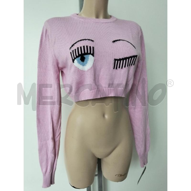 MAGLIA DONNA CHIARA FERRAGNI ROSA | Mercatino dell'Usato Lamezia terme 1