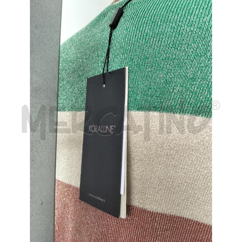 MAGLIA DONNA KORALLINE VERDE BEIGE NUOVO | Mercatino dell'Usato Lamezia terme 3