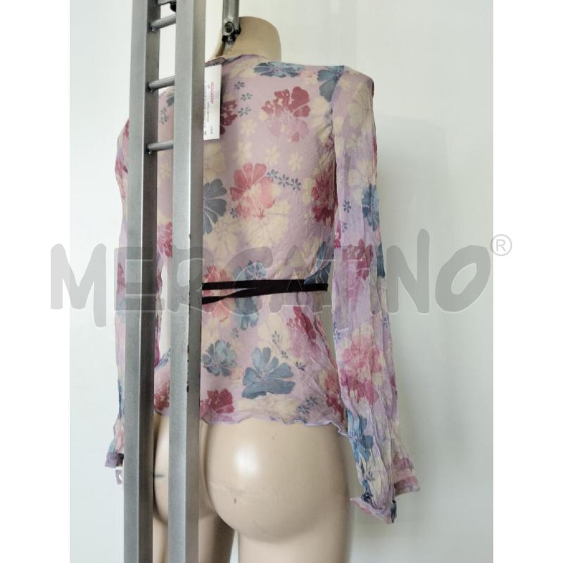 MAGLIA DONNA MAX&CO ROSA FIORI 100 SETA  | Mercatino dell'Usato Lamezia terme 3