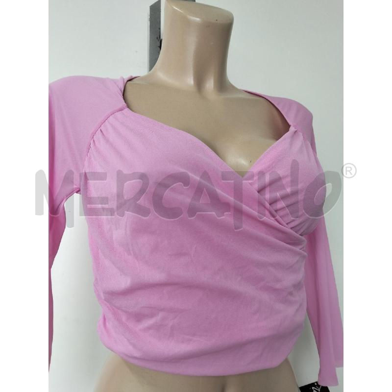 MAGLIA DONNA MAX&CO ROSA VELATA CROPPED | Mercatino dell'Usato Lamezia terme 2