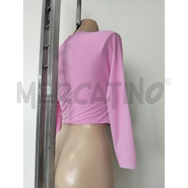 MAGLIA DONNA MAX&CO ROSA VELATA CROPPED | Mercatino dell'Usato Lamezia terme 3