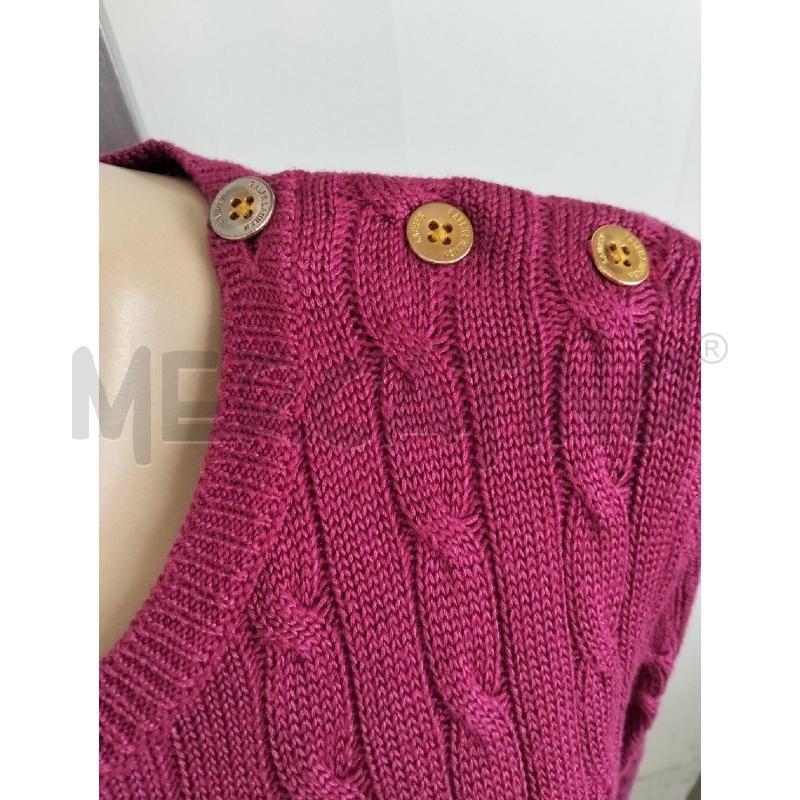 MAGLIA DONNA RALPH LAUREN CICLAMINO BOTTONI DORATI SPALLA | Mercatino dell'Usato Lamezia terme 3