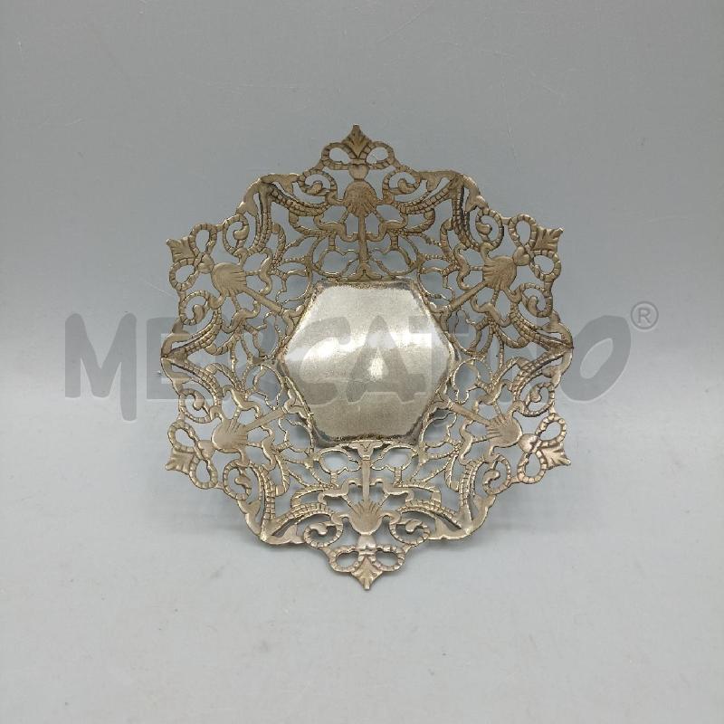 MINIATURA CESTINO METALLO PREZIOSO FORMA ESAGONALE | Mercatino dell'Usato Lamezia terme 1