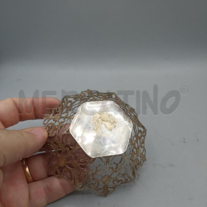 MINIATURA CESTINO METALLO PREZIOSO FORMA ESAGONALE | Mercatino dell'Usato Lamezia terme 4