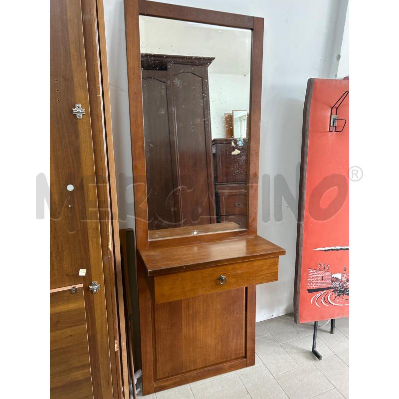 MOBILETTO ENTRATINA SPECCHIO MOLATO BASE CASSETTO MANCANTE | Mercatino dell'Usato Lamezia terme 1