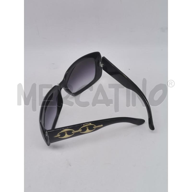 OCCHIALI DONNA GUCCI NERO BORDO DORATO | Mercatino dell'Usato Lamezia terme 3
