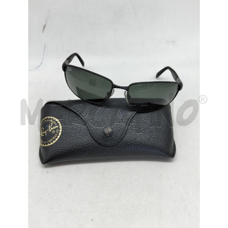OCCHIALI UNISEX RAY BAN MONTATURA NERO CON LENTI VERDE | Mercatino dell'Usato Lamezia terme 1