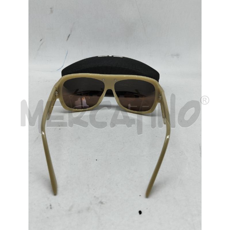 OCCHIALI UOMO CESARE PACIOTTI VINTAGE MONTATURA BEIGE DETTAGLIO METALLICO SUL PONTE  | Mercatino dell'Usato Lamezia terme 3