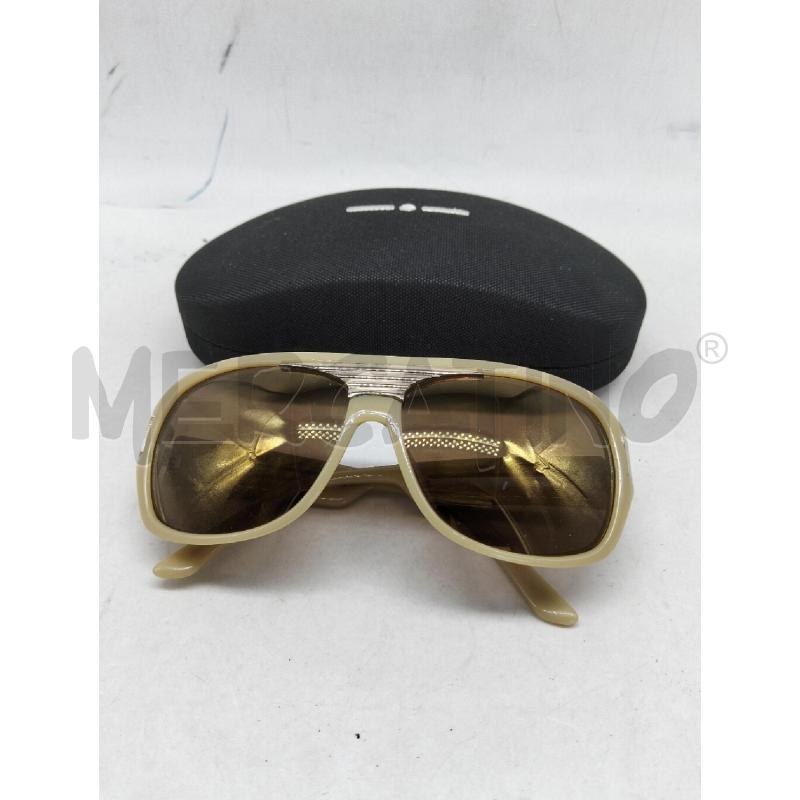 OCCHIALI UOMO CESARE PACIOTTI VINTAGE MONTATURA BEIGE DETTAGLIO METALLICO SUL PONTE  | Mercatino dell'Usato Lamezia terme 5