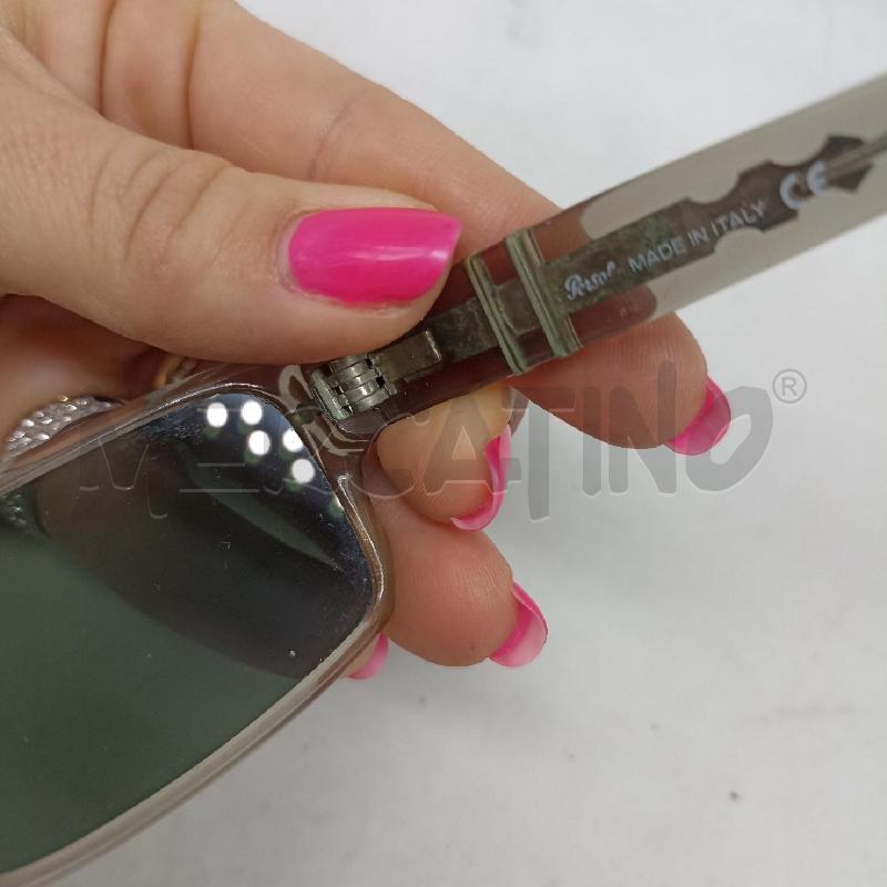 OCCHIALI UOMO PERSOL VINTAGE MONTATURA RETTANGOLARE GRIGIO TRASPARENTE | Mercatino dell'Usato Lamezia terme 2