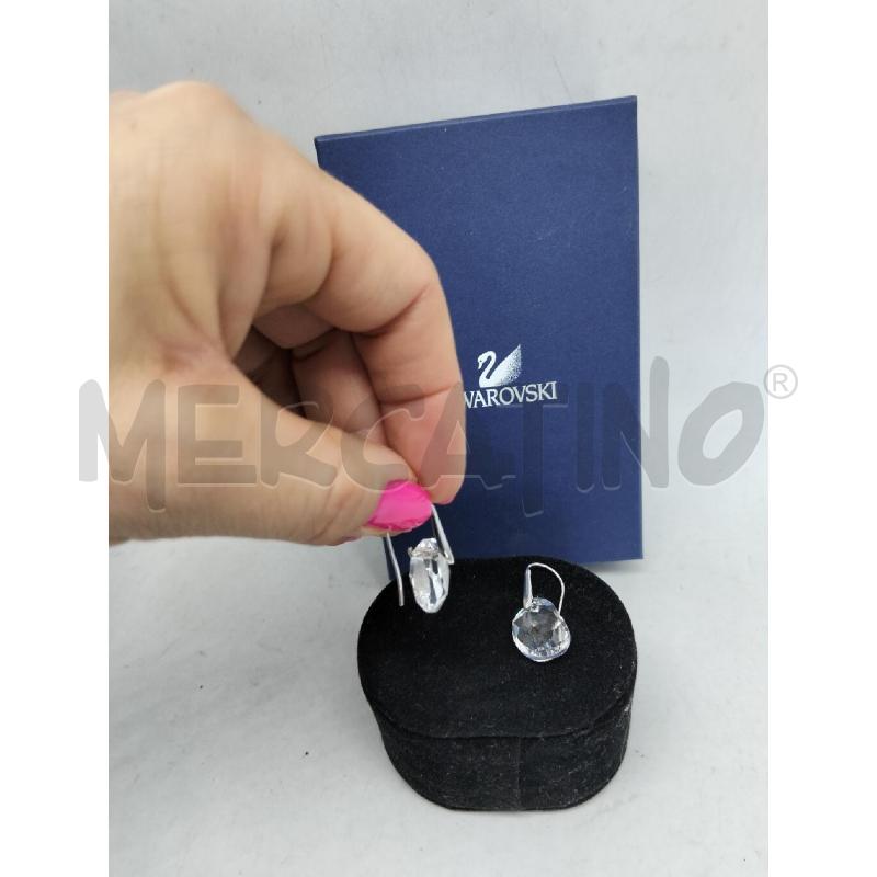 ORECCHINI DONNA SWAROVSKI CRISTALLI TRASPARENTI  | Mercatino dell'Usato Lamezia terme 4