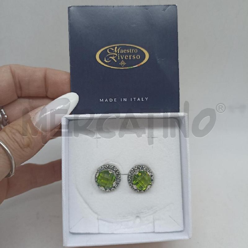 ORECCHINI MAESTRO RIVERSO VERDE COLLEZIONE PRIMULE  | Mercatino dell'Usato Lamezia terme 1