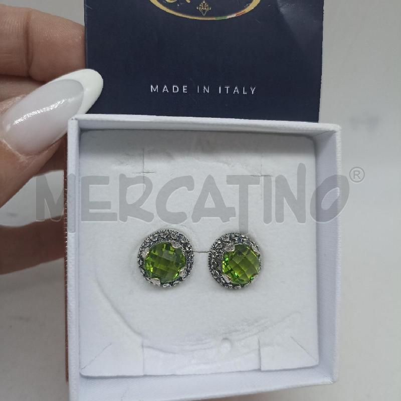 ORECCHINI MAESTRO RIVERSO VERDE COLLEZIONE PRIMULE  | Mercatino dell'Usato Lamezia terme 2