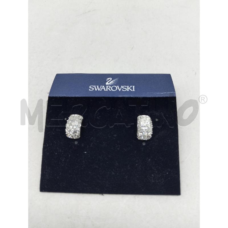 ORECCHINI SWAROVSKI DESIGN A CERCHIO E PAVE DI CRISTALLI | Mercatino dell'Usato Lamezia terme 1