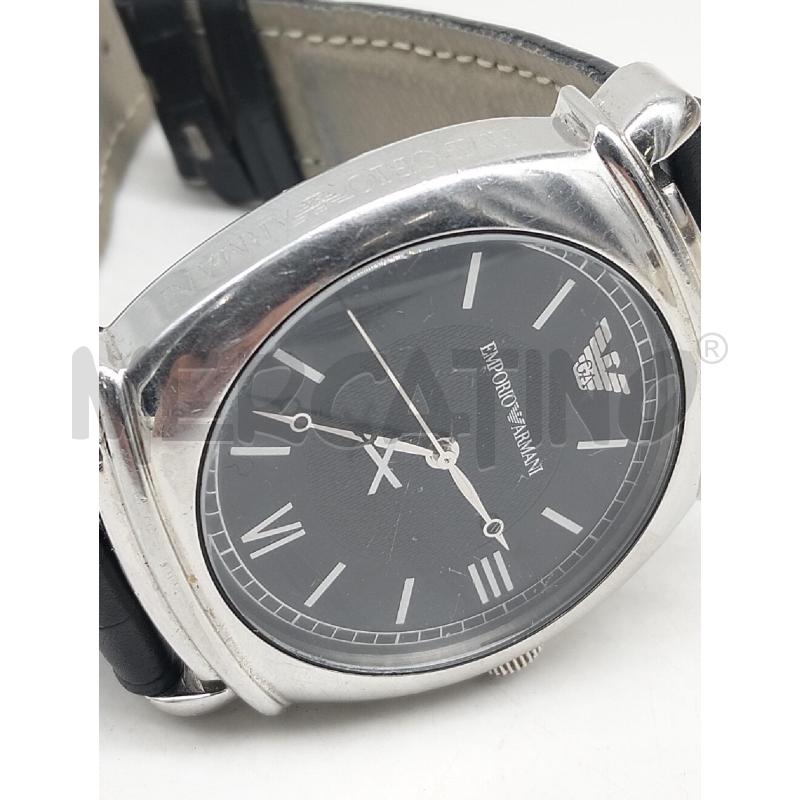 OROLOGIO DA POLSO ARMANI NERO CINTURINO VERA PELLE | Mercatino dell'Usato Lamezia terme 2