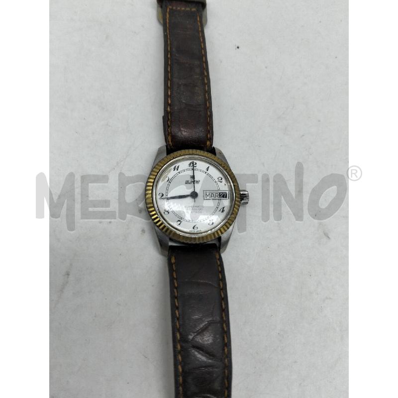 OROLOGIO DA POLSO BUMAR AUTOMATICO CINTURINO MARRONE | Mercatino dell'Usato Lamezia terme 3