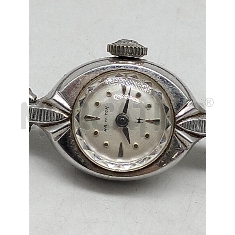 OROLOGIO DA POLSO DONNA HAMILTON ARGENTATO VINTAGE ANNI 50 | Mercatino dell'Usato Lamezia terme 2