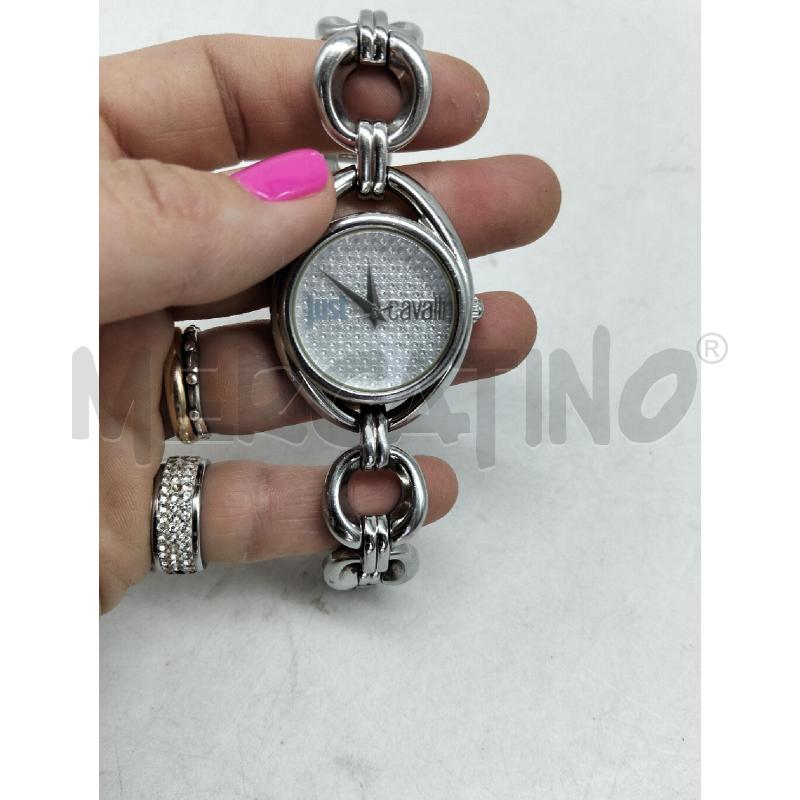 OROLOGIO DA POLSO JUST CAVALLI DROP + MAGLIE QUADRANTE STRASS | Mercatino dell'Usato Lamezia terme 1