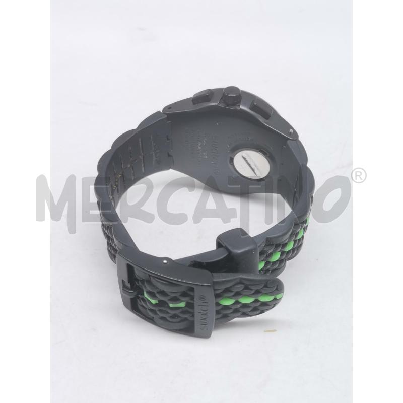OROLOGIO DA POLSO SWATCH NERO GOMMA VERDE | Mercatino dell'Usato Lamezia terme 2