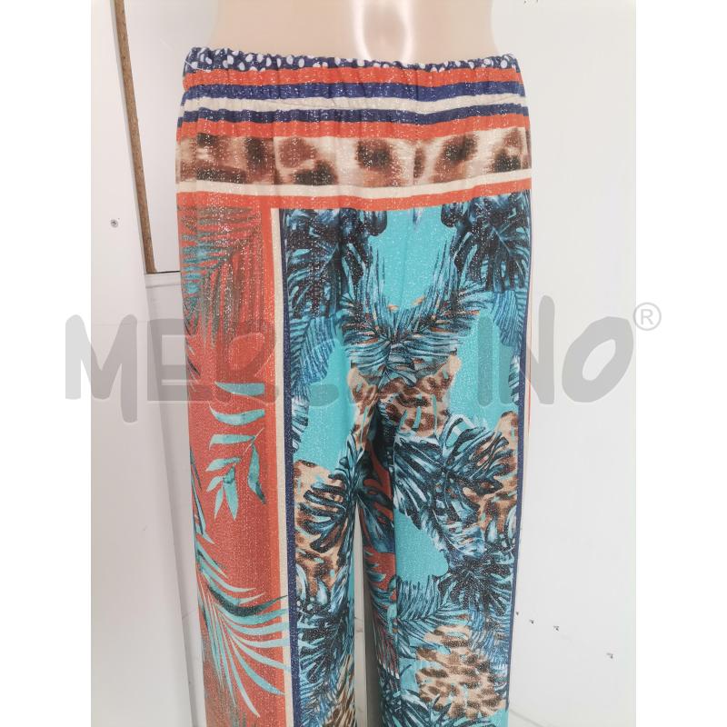 PANTALONE DONNA EDAS BLU ARANCIONE GLITTER NUOVO | Mercatino dell'Usato Lamezia terme 2