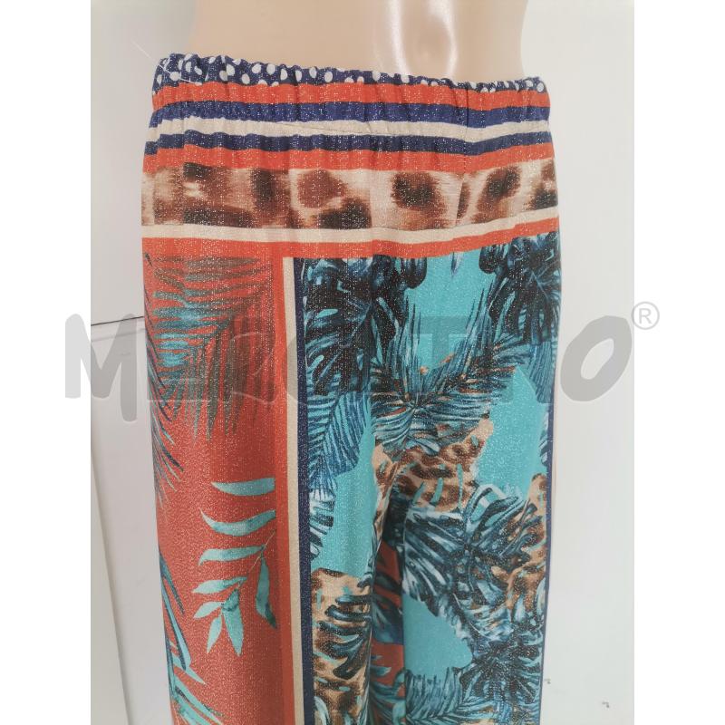 PANTALONE DONNA EDAS BLU ARANCIONE GLITTER NUOVO | Mercatino dell'Usato Lamezia terme 3