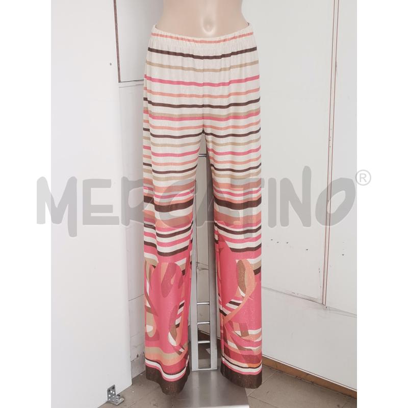PANTALONE DONNA EDAS GLITTER MARRONE BEIGE | Mercatino dell'Usato Lamezia terme 1