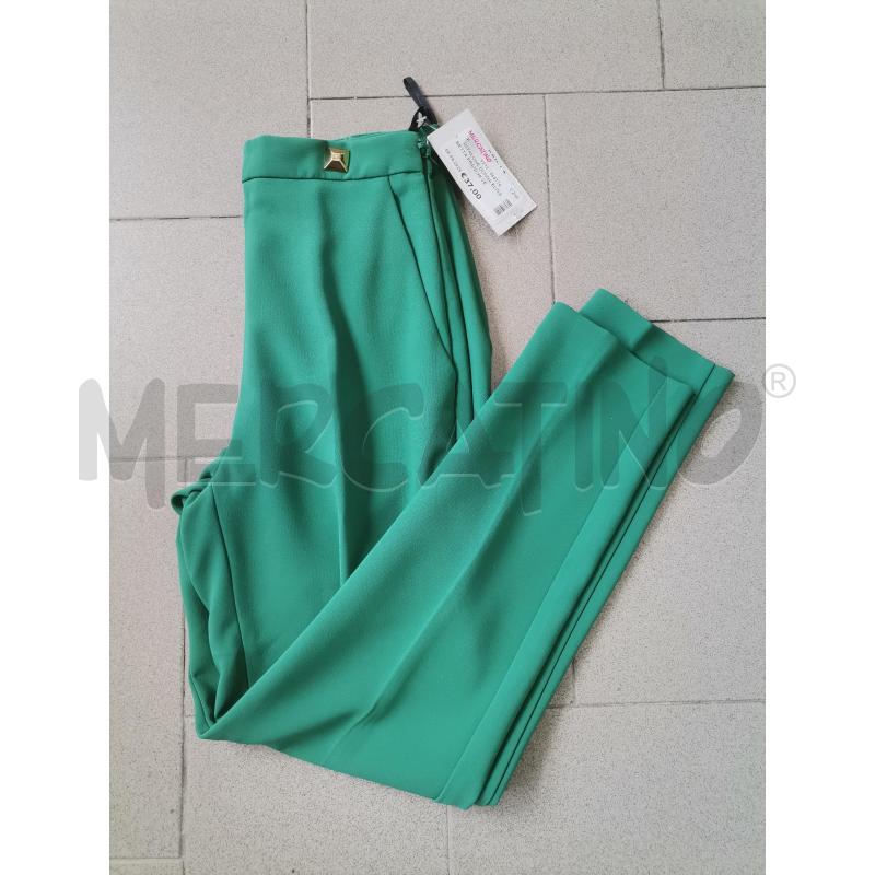 PANTALONE DONNA ELISABETTA FRANCHI VERDE | Mercatino dell'Usato Lamezia terme 1