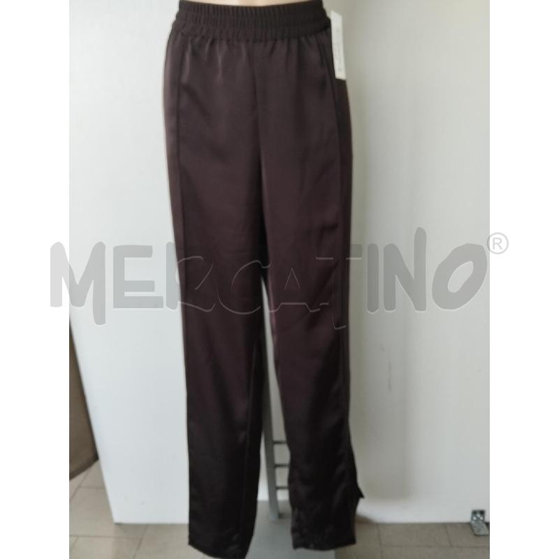 PANTALONE DONNA MA&CO PRIMA LINEA MARRONE SETA | Mercatino dell'Usato Lamezia terme 1