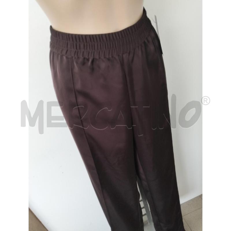 PANTALONE DONNA MA&CO PRIMA LINEA MARRONE SETA | Mercatino dell'Usato Lamezia terme 2