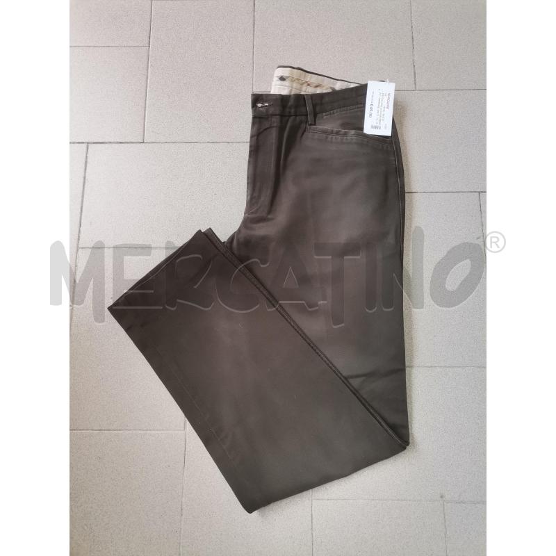 PANTALONE UOMO BURBERRY MARRONE 100COTONE | Mercatino dell'Usato Lamezia terme 1