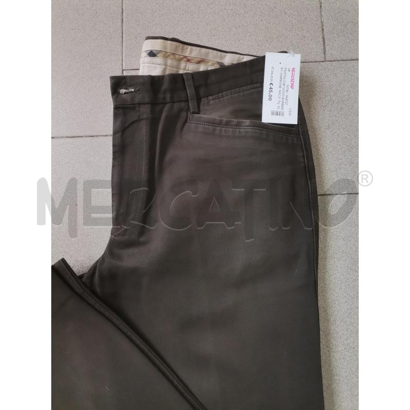 PANTALONE UOMO BURBERRY MARRONE 100COTONE | Mercatino dell'Usato Lamezia terme 2